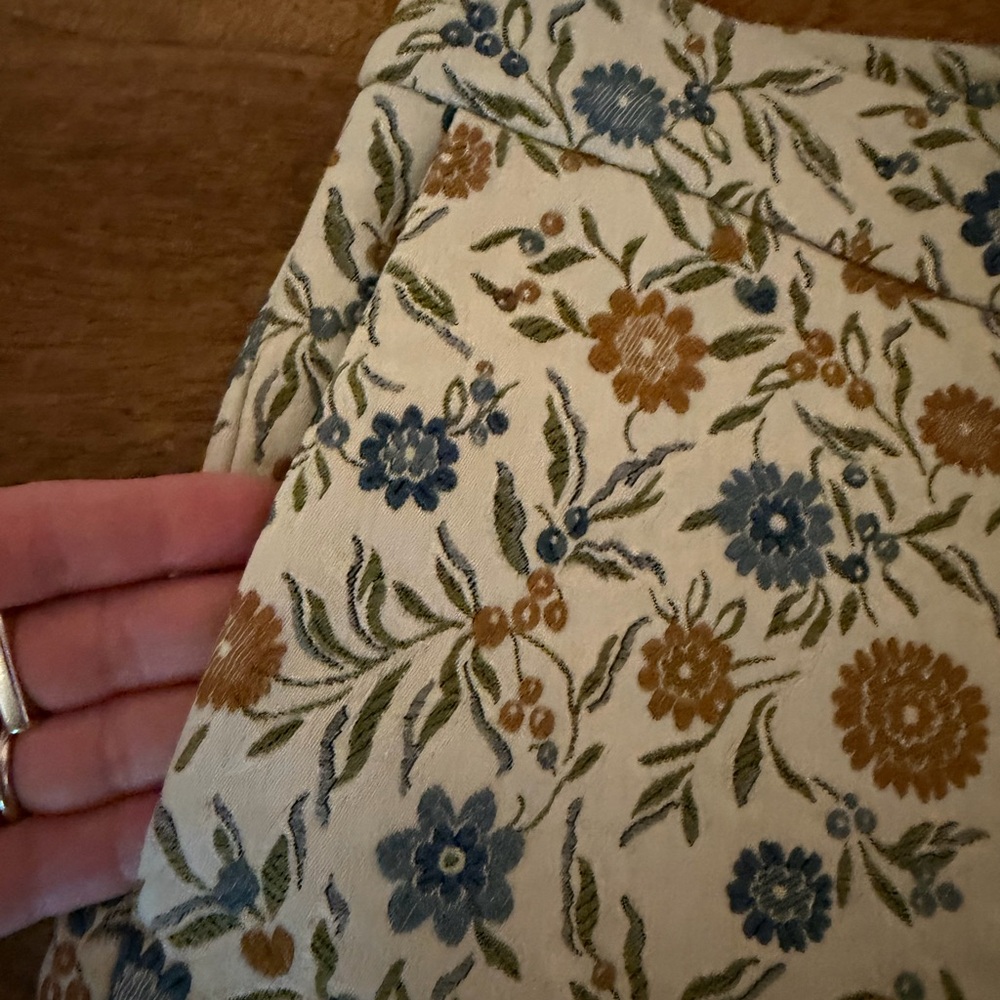 Sezane Clara Trousers Seasonal Flowers Floral Print Pants - Picture 8 of 12